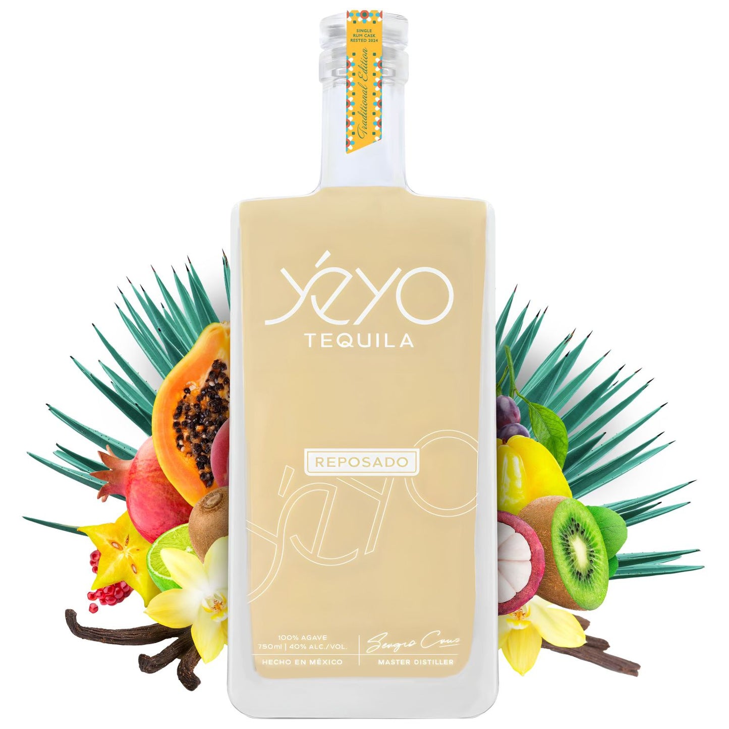 Yéyo Tequila Limited Edition Single Barrel Rum Cask Reposado 750ml