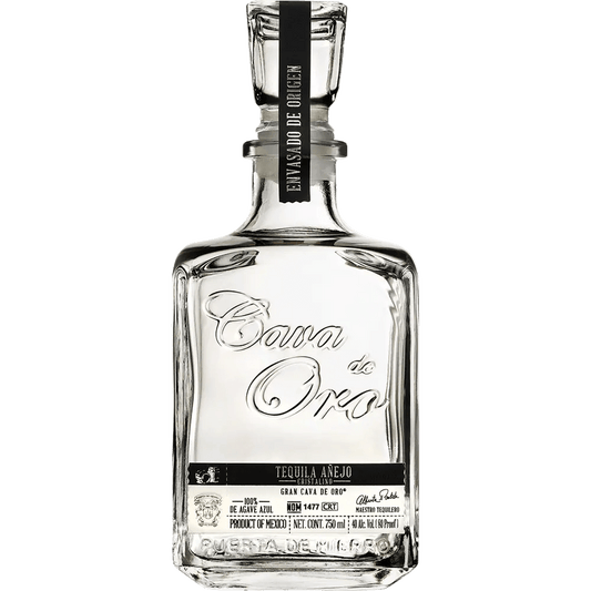 Cava De Oro Cristalino Añejo 750ML - San Francisco Tequila Shop