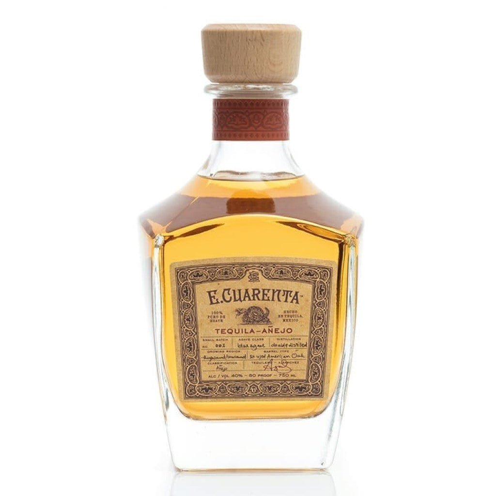 E Cuerenta Añejo 750ML - San Francisco Tequila Shop