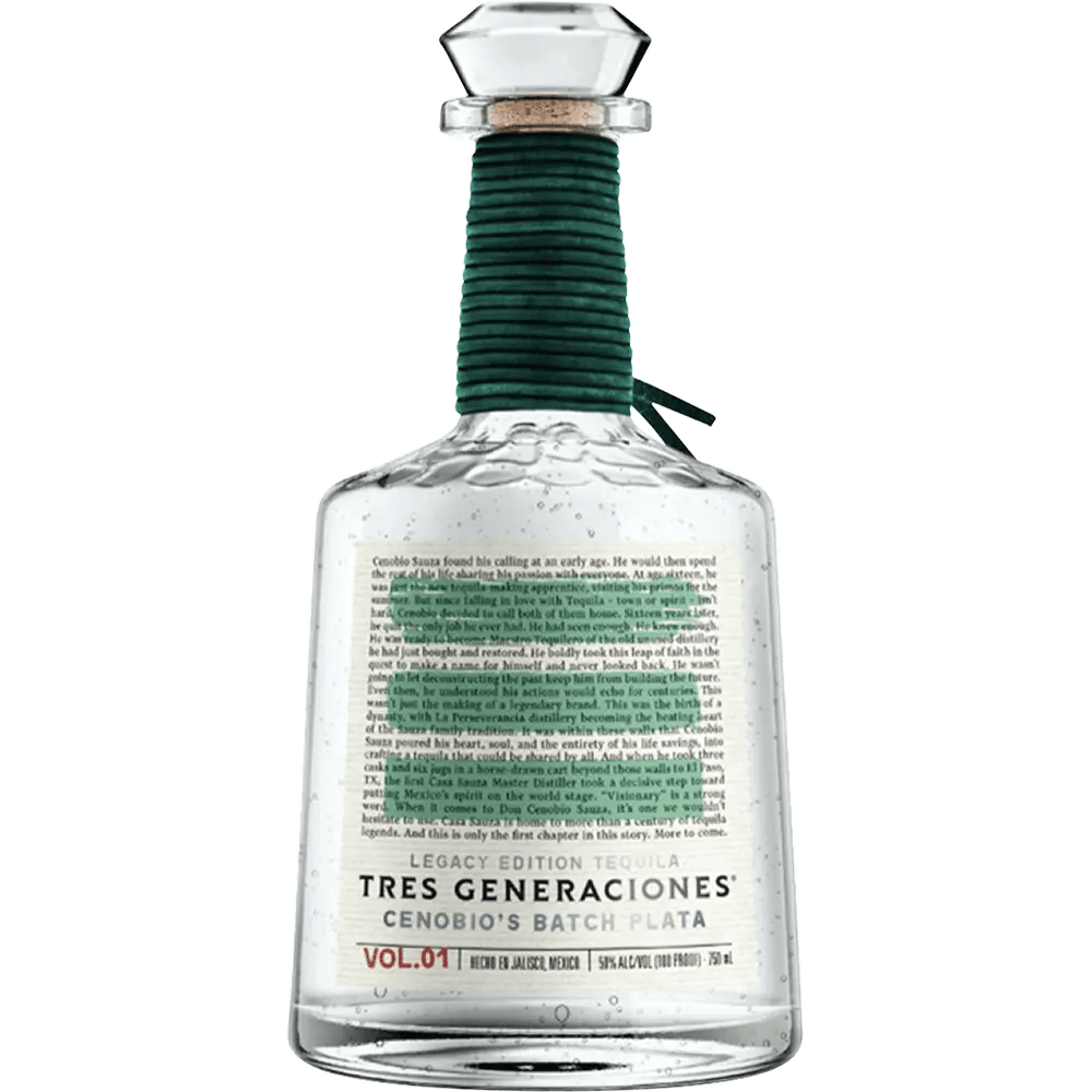 Tres Generaciones Cenobio's Batch Plata Tequila 750ML - San Francisco Tequila Shop